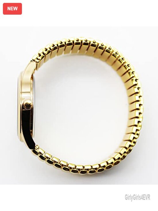 Analog Quartz Wrist Watch with Gold Accents, Easy Reader Dial main image 4